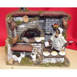 Panettiere c/luce fiamma