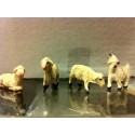 Pecore e capre KIT 4PZ. per statue da cm3 a cm6