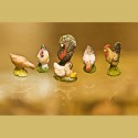 Animali da cortile KIT 6PZ. per statue da cm6 a cm10