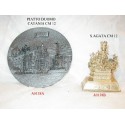 Busto Sant'Agata pietra lavica cm 12 art. A0138B