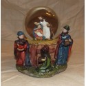 Bolla vetro presepe cm 9x12h art. N2