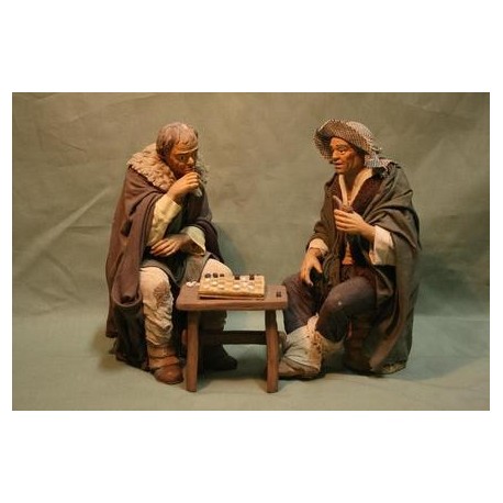 Scena dama con tavolino