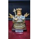 busto sant'agata base legno