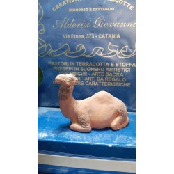 CAMMELLO IN GINOCCHIO TERRACOTTA  per statue da cm8 a cm12