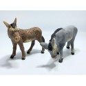 ASINO MARRONCINO  TERRACOTTA  per statue da cm8 a cm12