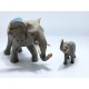 ELEFANTE TERRACOTTA  per statue da cm3 a cm6