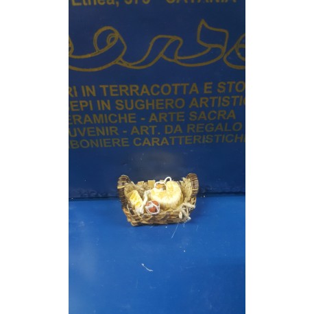 CESTA RETTANGOLARE CON FORMAGGI