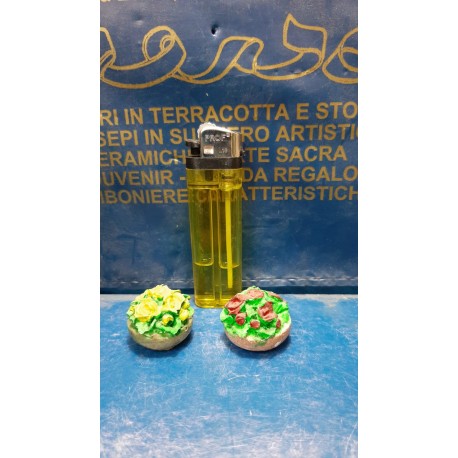 SET 2PZ VASI CON ROSE