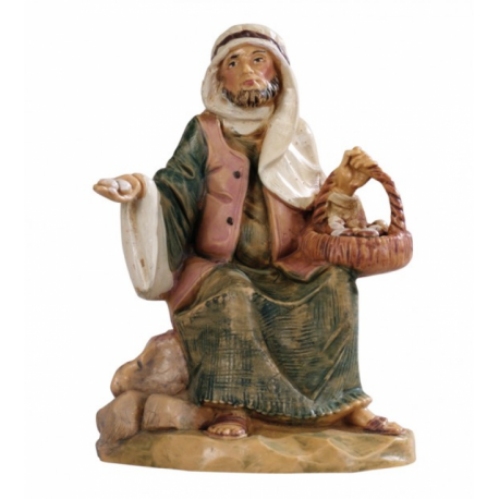 PASTORE CON CESTA DI UOVA