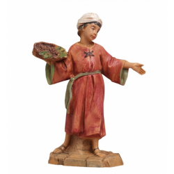 PASTORE BAMBINO CON CESTA D'UVA