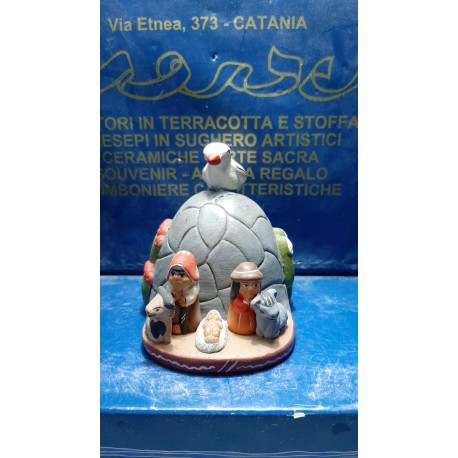PRESEPE IN MINIATURA CON SOGGETTI INDIANI