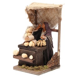 venditore di pane con banco modello 2
