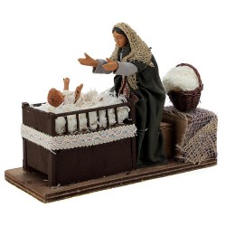 mamma con bimbo in movimento