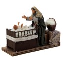 mamma con bimbo in movimento