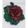 rosa con brillantini