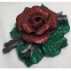 rosa con brillantini