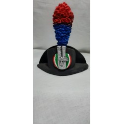 cappello carabinieri con pennacchio e stemma