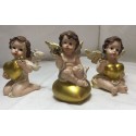set 3pz angeli con cuore