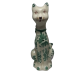 gatto con decoro 600 verde