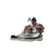 pulcinella sdraiato