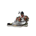 pulcinella sdraiato