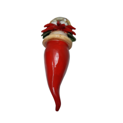 corno rosso con peperoncini e aglio