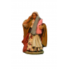 Donna che da voce terracotta stoffa
