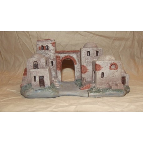 Case in polvere di ceramica grigio