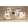 Case in polvere di ceramica bianco