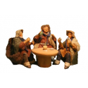 Giocatori di carte con tavolo