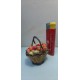 CESTA OVALE CON FICHI D'INDIA CM 5X4