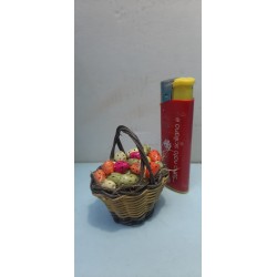 CESTA OVALE CON FICHI D'INDIA CM 5X4