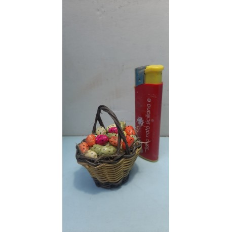 CESTA OVALE CON FICHI D'INDIA CM 5X4