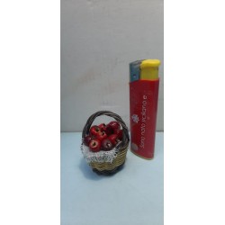 CESTA TONDA MELE ROSSE CM 5X4