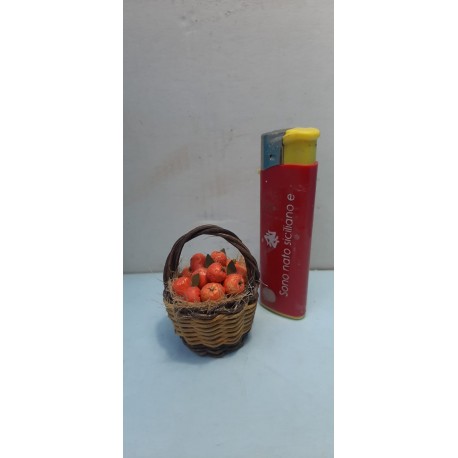 CESTA TONDA CON ARANCE CM 5X4