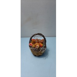 CESTA TONDA CON FICHI D'INDIA CM 5X4