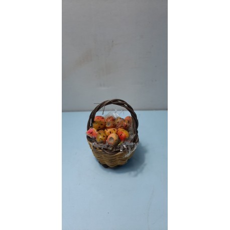 CESTA TONDA CON FICHI D'INDIA CM 5X4
