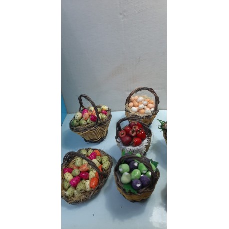 SET DA 5 CESTE ASSORTITE CM 5X4 PREZZO PROMO