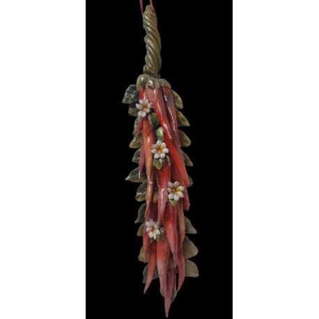 TRECCIA PEPERONCINO CON FIORI CM36
