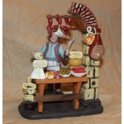 Venditore di salumi e formaggi